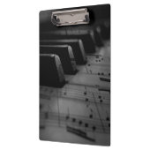 Musik Piano Keys Klemmbrett (Links)