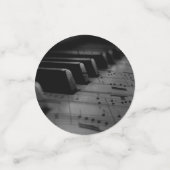 Musik Piano Keys Konfetti (Klein Vorderseite)