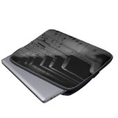 Musik Piano Keys Laptopschutzhülle (Vorne Knopf)