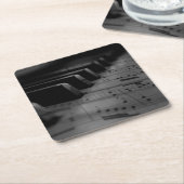 Musik Piano Keys Rechteckiger Pappuntersetzer (angewinkelt)