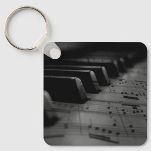 Musik Piano Keys Schlüsselanhänger