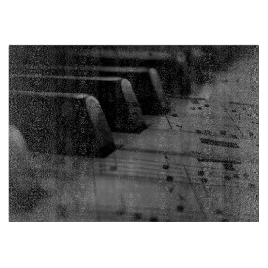 Musik Piano Keys Schneidebrett (Vorderseite)