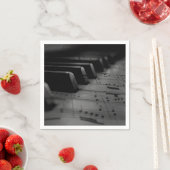 Musik Piano Keys Serviette (Beispiel)