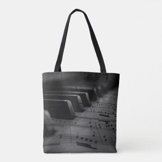 Musik Piano Keys Tasche (Rückseite)