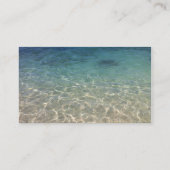 Musik Piano Lehrer Strand Wasser Visitenkarte (Rückseite)