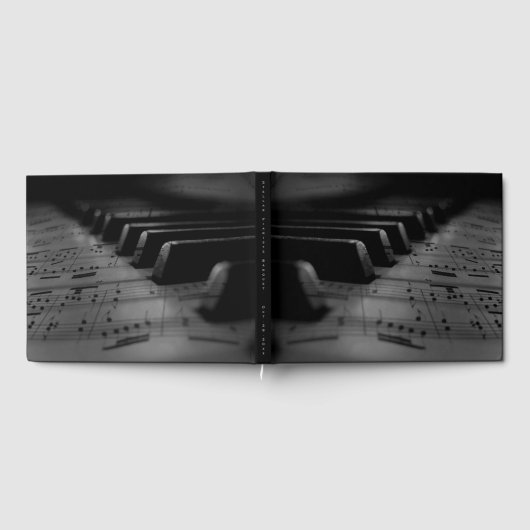 Musik Piano Schlüssel Veranstaltung und Datum im S Gästebuch (Voll)