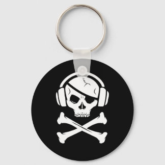 Musik Pirate-Logo gegen Ria Schlüsselanhänger