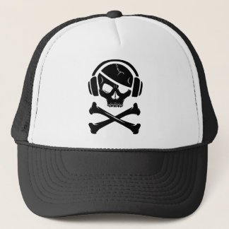 Musik Pirate-Logo gegen Ria Truckerkappe