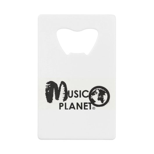 MUSIK PLANET MERCH GELDBEUTEL FLASCHENÖFFNER (Vorderseite)