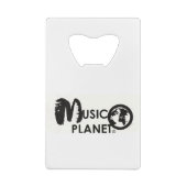 MUSIK PLANET MERCH GELDBEUTEL FLASCHENÖFFNER (Rückseite)