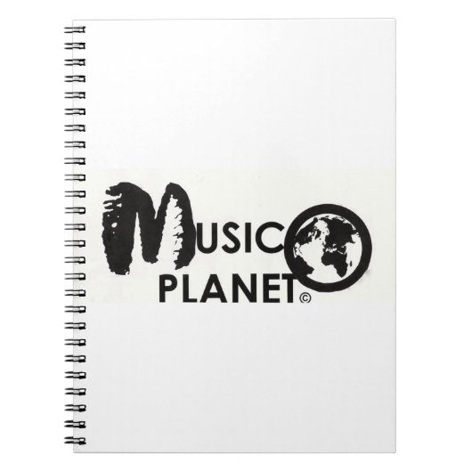 MUSIK PLANET MERCH NOTIZBLOCK (Vorderseite)