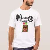 MUSIK PLANET T - Shirt der Männer (Vorderseite)