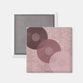 Musik-Platten Vintag Magnet (Vorderseite/Rückseite)