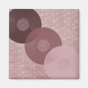 Musik-Plattenen-Vintager Magnet