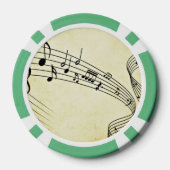 Musik Pokerchips (Rückseite)
