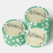 Musik Pokerchips (Stapel)