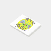 Musik, Post-it Klebezettel (angewinkelt)
