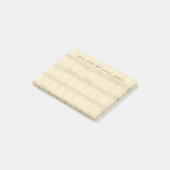 Musik Post-it Klebezettel (angewinkelt)