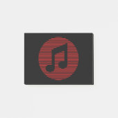 Musik Post-it Klebezettel (Vorderseite)