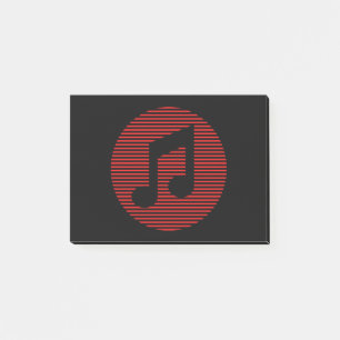Musik Post-it Klebezettel