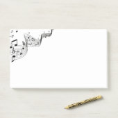 Musik-Post-it-Notes Post-it Klebezettel (Auf Schreibtisch)