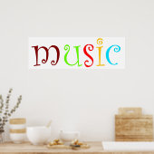 Musik Poster (Küche)