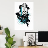 Musik Poster (Heimbüro)