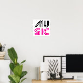 Musik Poster (Heimbüro)