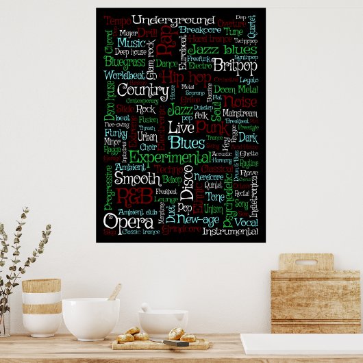 Musik Poster (Küche)