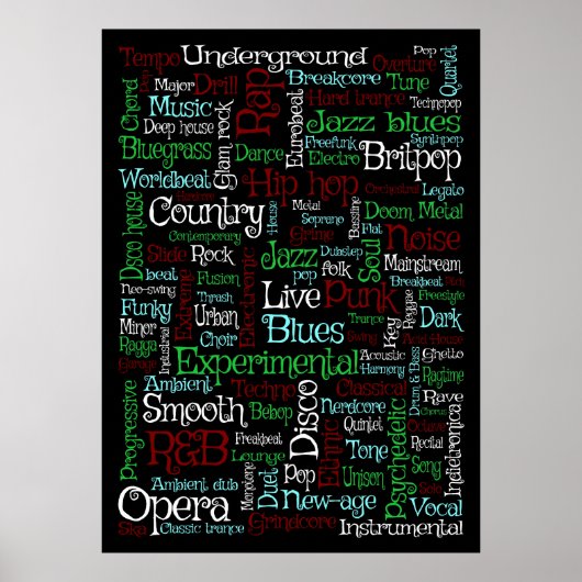 Musik Poster (Vorne)