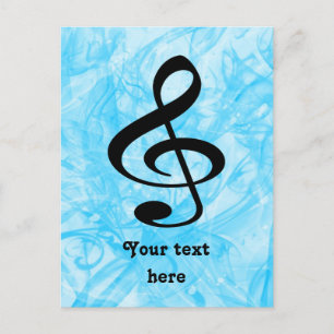 Musik Postkarte