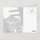 Musik Postkarte (Rückseite)