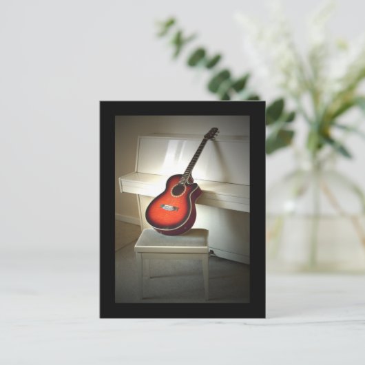Musik Postkarte (Stehend Vorderseite)