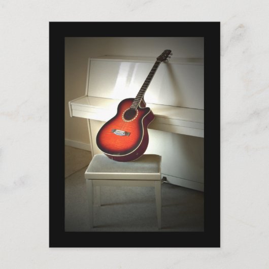 Musik Postkarte (Vorderseite)