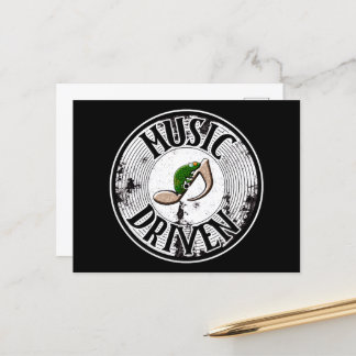 Musik Postkarte