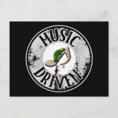 Musik Postkarte (Vorderseite)