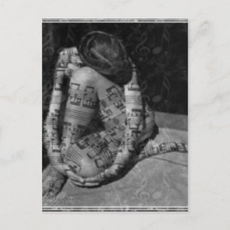 Musik Postkarte