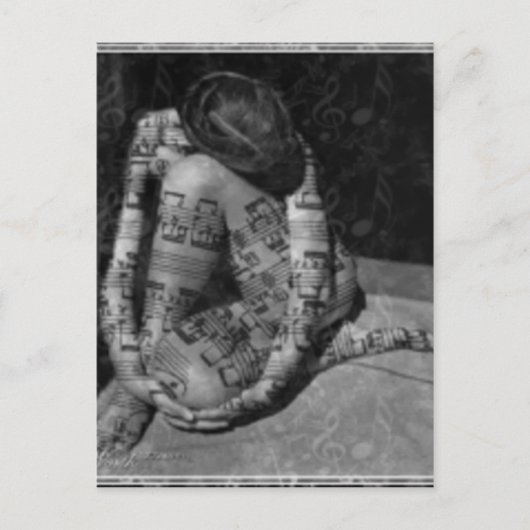 Musik Postkarte (Vorderseite)