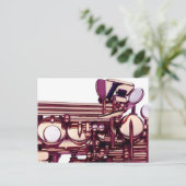 Musik Postkarte (Stehend Vorderseite)