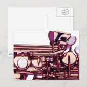 Musik Postkarte (Vorne/Hinten)