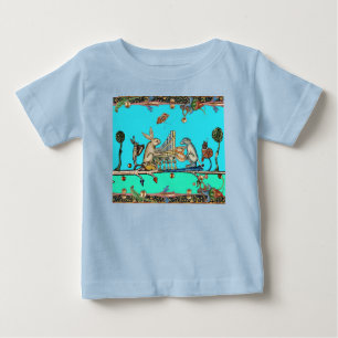 MUSIK, Rabbit Blue Baby T-shirt