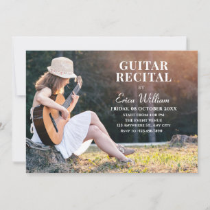 MUSIK RECITAL FOTO EINLADUNG
