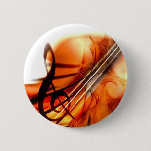 Musik reihte Instrument-Violinen-Schicksals-Tanz a Button