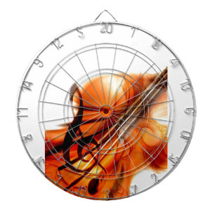 Musik reihte Instrument-Violinen-Schicksals-Tanz a Dartscheibe