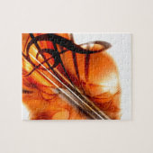 Musik reihte Instrument-Violinen-Schicksals-Tanz a Puzzle (Horizontal)