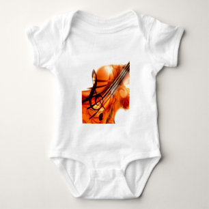 Musik reihte Instrument-Violinen-Schicksals-Tanz Baby Strampler