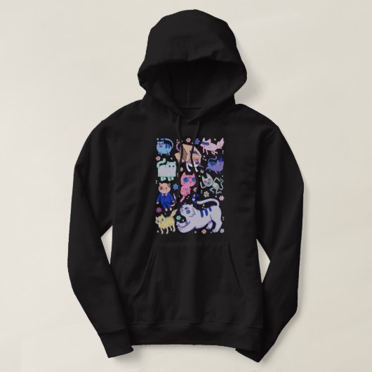 Musik Retro Adventure Time Funny Graphic Geschenk Hoodie (Design vorne)