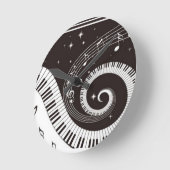 Musik Runde Wanduhr (Winkel)