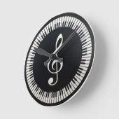 Musik Runde Wanduhr (Winkel)