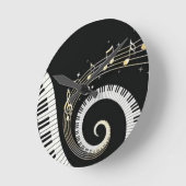 Musik Runde Wanduhr (Winkel)